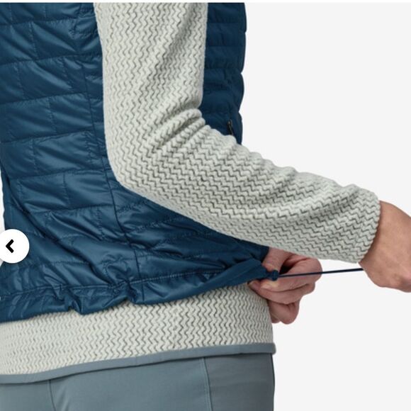 Patagonia Women's‎ Nano Puff Vest Jacket Medium Birch White Nwt - Picture 4 of 8